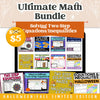 Solving Two Step Equations/Inequalities: Fall + Halloween Mini Bundle 🍁🎃