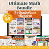 Pythagorean Theorem: Fall + Halloween Mini Bundle 🍁🎃
