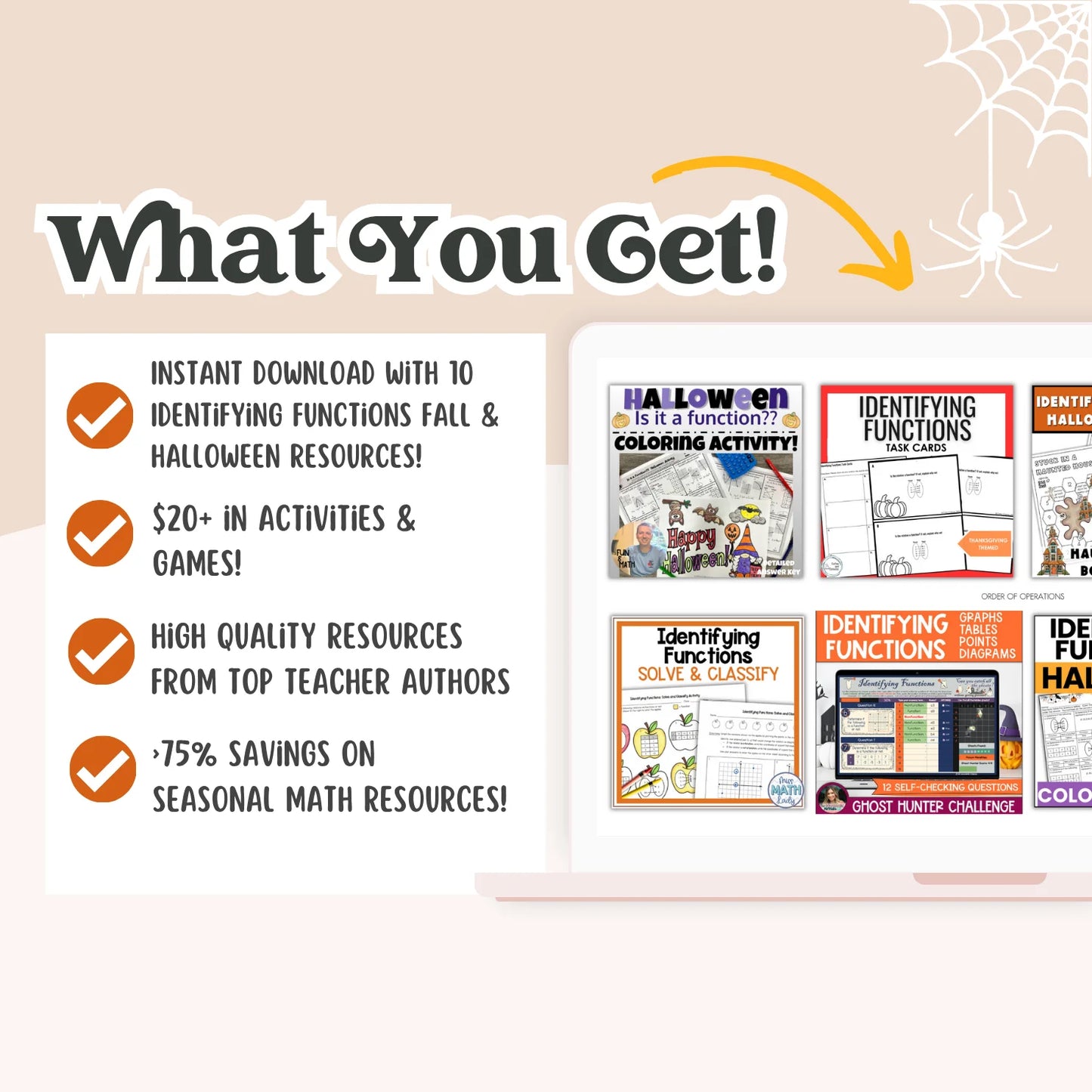 Identifying Functions: Fall + Halloween Mini Bundle 🍁🎃