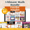 Function Notation: Fall + Halloween Mini Bundle 🍁🎃