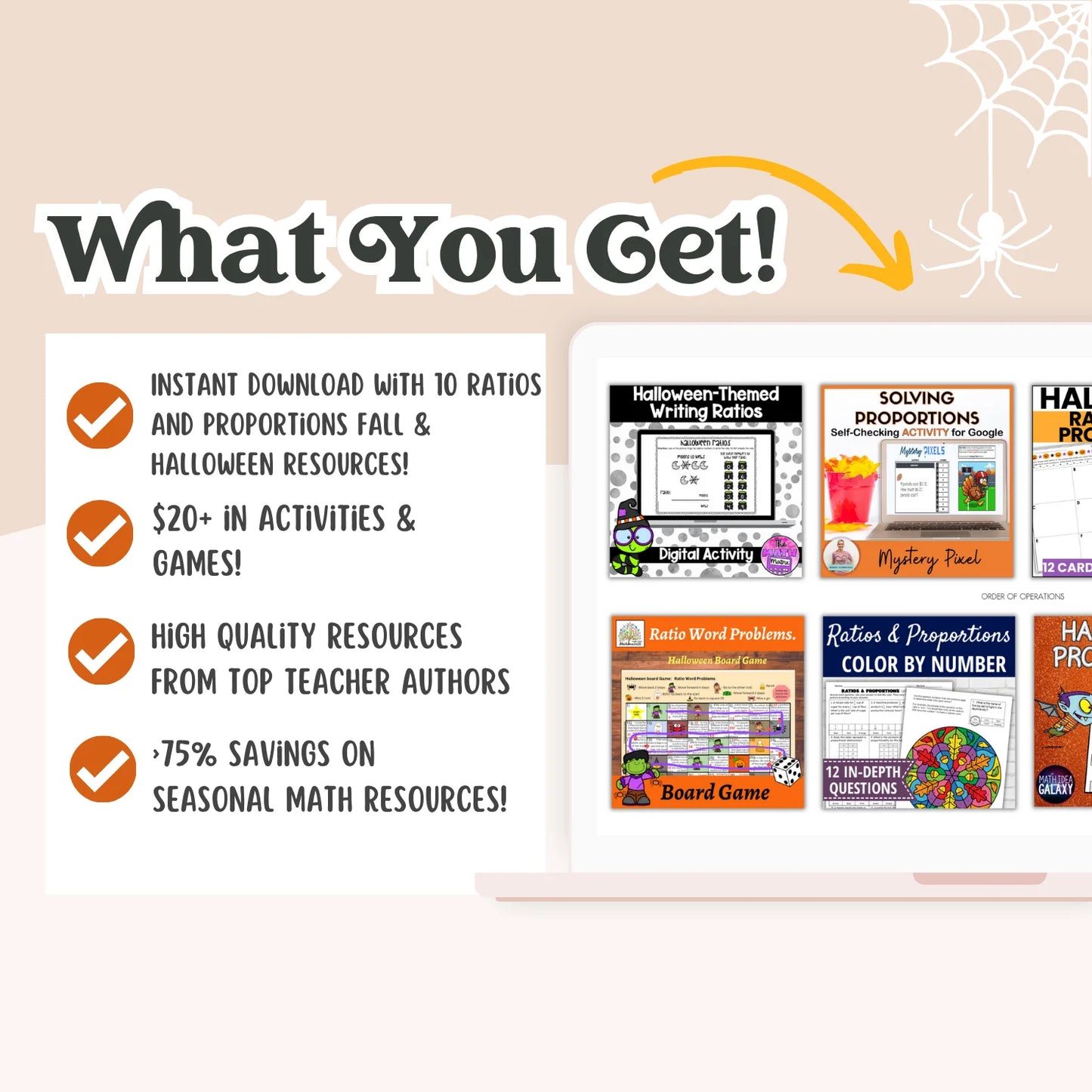 Ratios and Proportions: Fall + Halloween Mini Bundle 🍁🎃