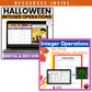 Integer Operations: Fall + Halloween Mini Bundle 🍁🎃