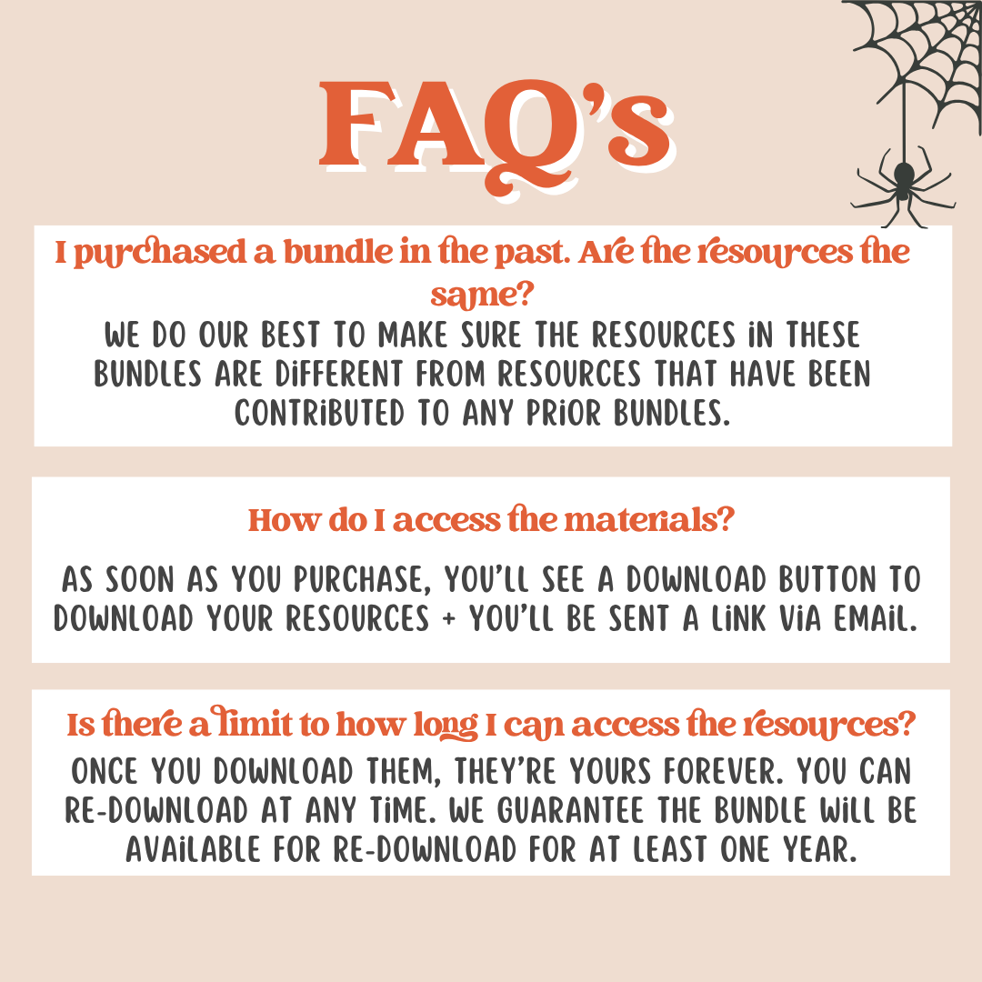 Multiplication Facts: Fall + Halloween Mini Bundle 🍁🎃