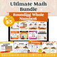 Rounding Whole Numbers: Fall + Halloween Mini Bundle 🍁🎃