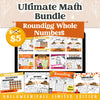 Rounding Whole Numbers: Fall + Halloween Mini Bundle 🍁🎃