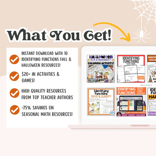 Identifying Functions: Fall + Halloween Mini Bundle 🍁🎃