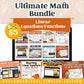 Linear Equations/Functions: Fall + Halloween Mini Bundle 🍁🎃