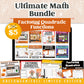 Factoring Quadratic Functions: Fall + Halloween Mini Bundle 🍁🎃