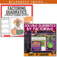 Factoring Quadratic Functions: Fall + Halloween Mini Bundle 🍁🎃