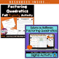 Factoring Quadratic Functions: Fall + Halloween Mini Bundle 🍁🎃