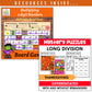 Multiplication (1 digit by 2 digit or 2 digit by 2 digit) & Division: Fall + Halloween Mini Bundle 🍁🎃