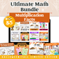Multiplication Facts: Fall + Halloween Mini Bundle 🍁🎃