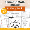 Halloween & Fall Puzzle + Activity Pack!
