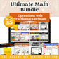 Operations with Fractions & Decimals : Fall + Halloween Mini Bundle 🍁🎃