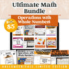 Operations with Whole Numbers: Fall + Halloween Mini Bundle 🍁🎃