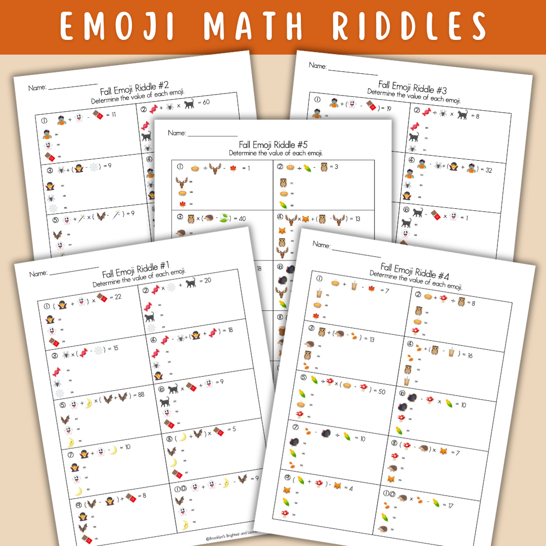 Halloween & Fall Puzzle + Activity Pack!