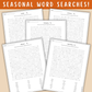 Halloween & Fall Puzzle + Activity Pack!