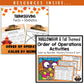 Order of Operations: Fall + Halloween Mini Bundle 🍁🎃