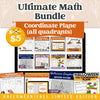 Coordinate Plane (all quadrants): Fall + Halloween Mini Bundle 🍁🎃