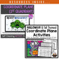 Coordinate Plane (all quadrants): Fall + Halloween Mini Bundle 🍁🎃
