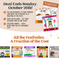 Multiplication Facts: Fall + Halloween Mini Bundle 🍁🎃
