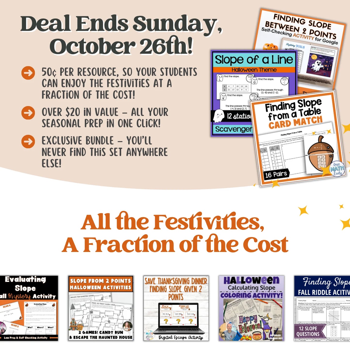 Slope: Fall + Halloween Mini Bundle 🍁🎃